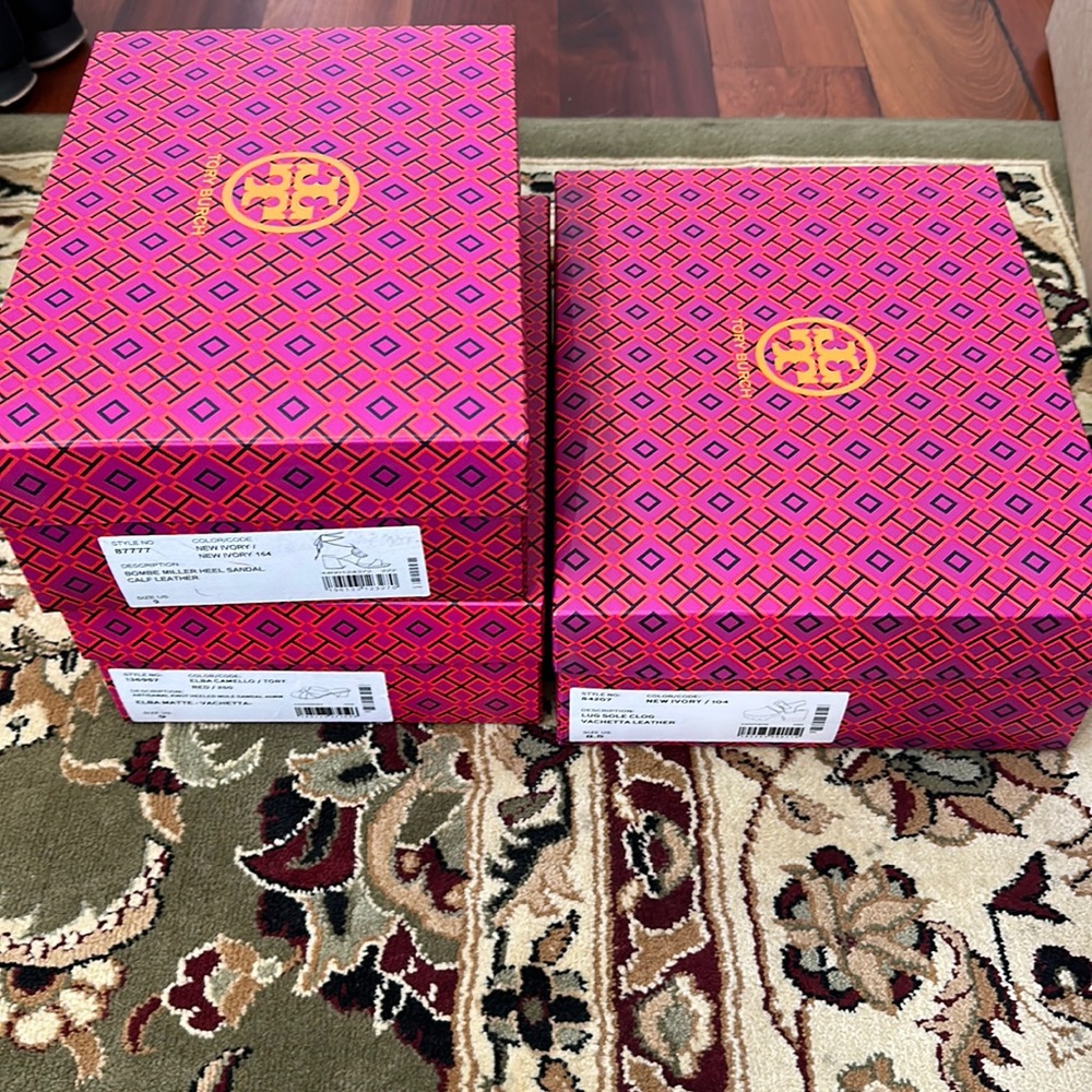3 Tory shoes boxes. Great condition.